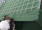 জেলভাইজড সামরিক বাধা ব্যবহৃত রক্ষাকর্মী প্রাচীর Geotextile ফ্যাব্রিক উপাদান