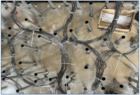 MZP স্বল্প দৃশ্যমানতার তারের বাধা ০.৫-০.৯মিমি ট্যাঙ্ক প্রতিরক্ষা জাল 5