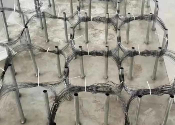বর্ডার ডিফেন্স ক্যাপচার ওয়্যার ব্যারিয়ার অ্যান্টি ট্যাঙ্ক ট্র্যাক মোড়ানো ওয়্যার মেশ