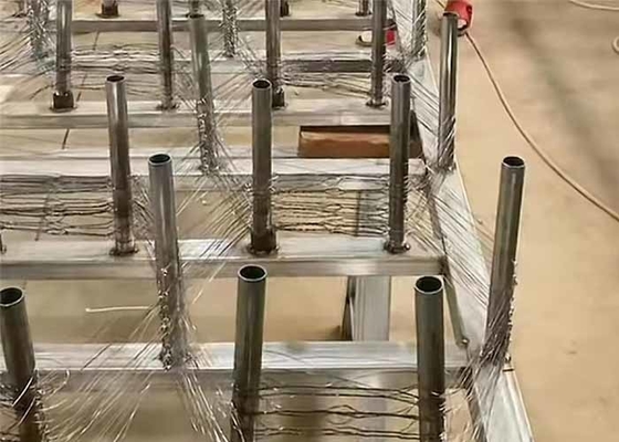 অ্যান্টি-ট্যাঙ্ক গতিশীলতা হ্রাস করে গ্যালভানাইজড আয়রন ওয়্যার ফাঁদ নেট