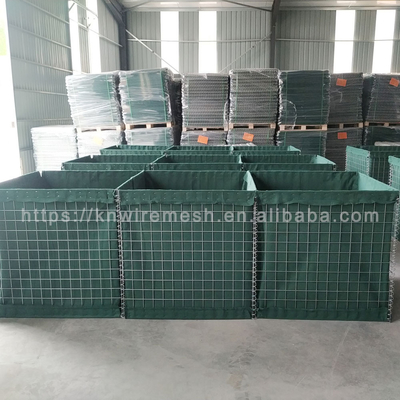 সামরিক বালি ভরাট ভারী গ্যালভানাইজড প্রতিরক্ষামূলক ঘাঁটি বাধা Hesco বিস্ফোরণ প্রাচীর