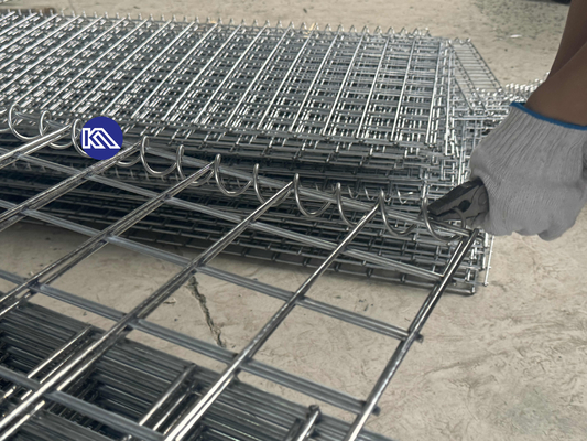 ক্ষয় প্রতিরোধী ভারী দায়িত্ব Gabion বাধা Galfan লেপ Mi10 জরুরী সমর্থন প্রাচীর জন্য প্রতিরক্ষামূলক বাধা