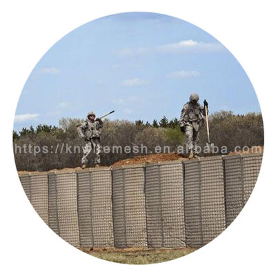 Sand Filled Wall Defensive Wire Mesh Barrier Bastion Galvanized Defensive Barriers Fence For Sale