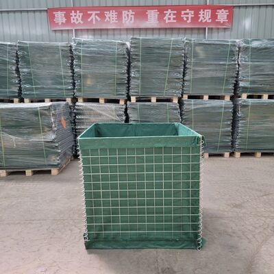 Heavy-Duty Anti-Corrosion Gabion Barrier Fence Defensive Security Retaining Wall