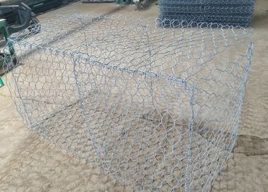 গরম ডুব Galvanized বোনা হেক্সাজোনাল তারের জাল গ্যাবন বাস্কেট 2.0-4.0 মিমি ওয়্যার গুয়াজ