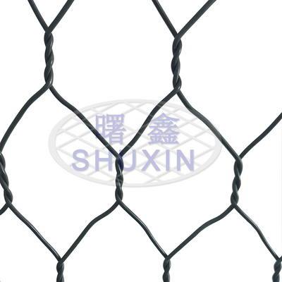 গ্যালভানাইজড 2mx1mx0.5m স্ট্যাকিং গ্যাবিয়ন ঝুড়ি হেক্সাগোনাল লোহার তারের জাল