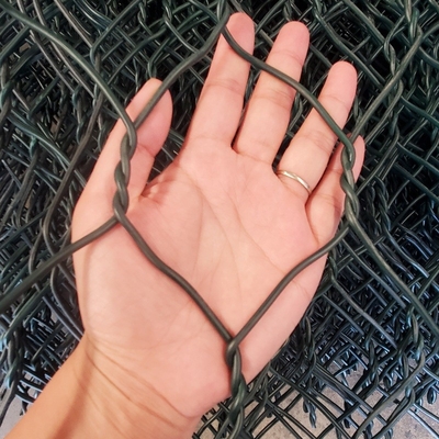 নির্মাণ প্রাচীর জন্য Galvanized বোনা জাল Gabion ঝুড়ি ধরে রাখা প্রাচীর
