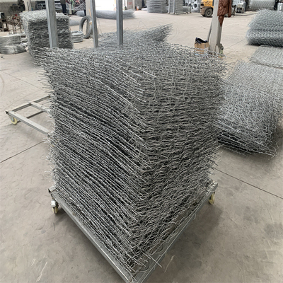 নিম্ন কার্বন আয়রন ওয়্যার 2.0mm-4.0mm গ্যাবিয়ন ঝুড়ি ধরে রাখা দেয়াল অ্যান্টিরাস্ট