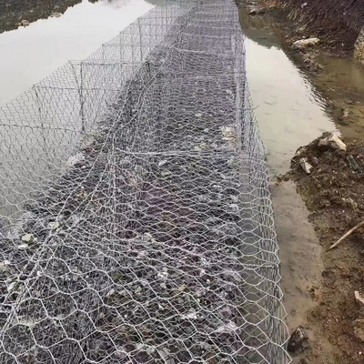 স্ট্যান্ডার্ড Q195 গ্যালভানাইজড ম্যাকাফেরি গ্যাবিয়ন ঝুড়ি বন্যা নিয়ন্ত্রণ ধরে রাখা প্রাচীরের জন্য