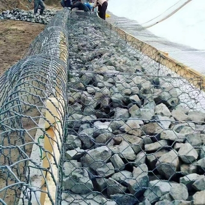 স্ট্যান্ডার্ড ম্যাকাফেরি হেক্সাগোনাল ওয়্যার টেরামেশ গ্যাবিয়ন বক্স রিটেনিং ওয়াল গ্যালভানাইজড