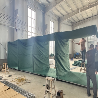 ভূতাত্ত্বিক উপকরণ দ্বারা আবৃত প্রতিরক্ষামূলক বাধা শক্তিশালী সুরক্ষা