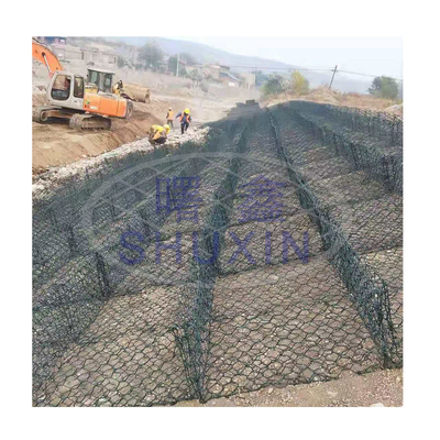 Weave Gabion Retaining Walls 4*1*1m Woven Gabion Basket Stone Cage Garden Fence দাম