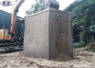 গ্যালোভাইজড ইস্পাত হেসো ডিফেন্সিভ ব্যারিয়ার / জাল গালভাইজড গ্যাবিয়ান বক্স