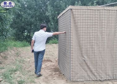 ঢালাই Gabion ব্যারিয়ার ভারী গরম ডুব Galvanized বৈশিষ্ট্য আইএসও সার্টিফিকেশন
