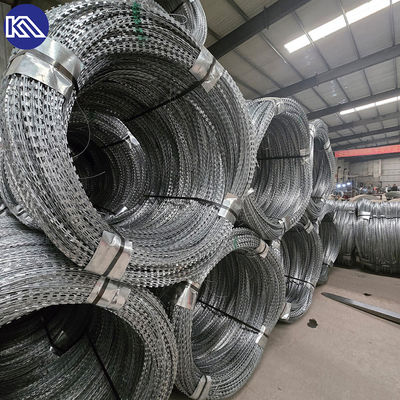 বাড়ির জন্য নিরাপত্তা রেজার ব্লেড ফেন্স রেজার ব্লেড তারের জাল রোল আবাসিক নিরাপত্তা BTO-22 রেজার কাঁটাতারের জাল