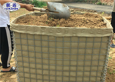 এসএক্স 11 ঢালাই Gabion বাধা ওয়াল Morden একত্রিত নিরাপত্তা SASO সার্টিফিকেশন