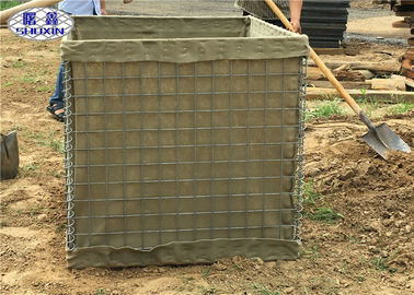 Galvanized প্রতিরক্ষামূলক Bastion ওয়াল, ঢালাই Gabion Bastion ব্লাস্ট ওয়াল