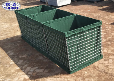 Galvanized Gabion বক্স Geotextile বিস্ফোরণ প্রতিরোধের জন্য বৈশিষ্ট্য রেখাযুক্ত