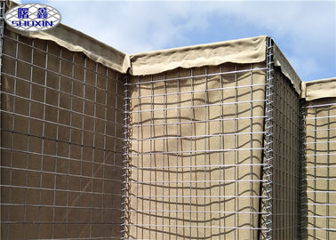 সামরিক বালি ভরাট বাধা / Gabion প্রতিরক্ষা বাধা 3 বছর পাটা