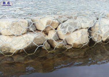 ভারি স্টোন Gabion বজায় রাখা ওয়াল galvanized হেক্সাজোনাল বৈশিষ্ট্য ইকো - বন্ধুত্বপূর্ণ