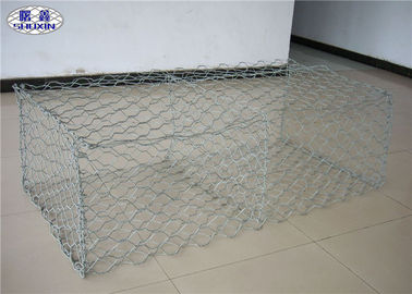 দস্তা লেপা Gabion ওয়াল Cages উচ্চ নিরাপত্তা ক্ষয় প্রতিরোধ