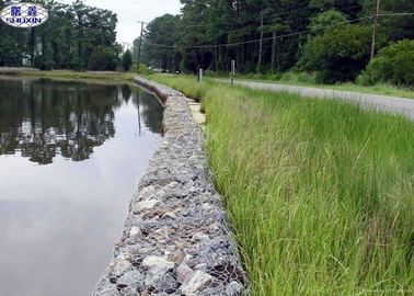 80x100 HoleTwisted Gabion ওয়াল Baskets Galvanized সারফেস চিকিত্সা