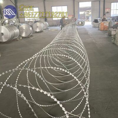 চীন কারখানা কনসার্টিনা রেজার বার্বড ওয়্যার দেশ সীমানা সুরক্ষা বেড়া জন্য ব্যবহৃত