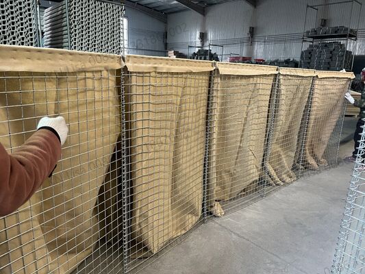 পেশাদার সরবরাহ কাস্টমাইজড ভাঁজ প্রতিরক্ষামূলক বাধা গ্যালভানাইজড নিরাপত্তা প্রাচীর বন্যা প্রতিরক্ষামূলক বাধা বিস্ফোরণ রক্ষামূলক প্রাচীর