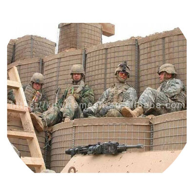 গ্যালভানাইজড মিল৩ বালি প্রাচীর বাধা বন্যার জন্য বিস্ফোরণ প্রাচীর মিল৬ গ্যাবিয়ন ঝালাই প্রতিরক্ষামূলক বাধা