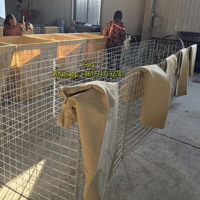 MIL1 হেভি-ডিউটি ১.৩৭ মিটার উঁচু প্রতিরক্ষামূলক ব্যাস্টিয়ন ব্যারিয়ার যা রাশিয়া-ইউক্রেন সংঘাতে ব্যবহৃত হয়