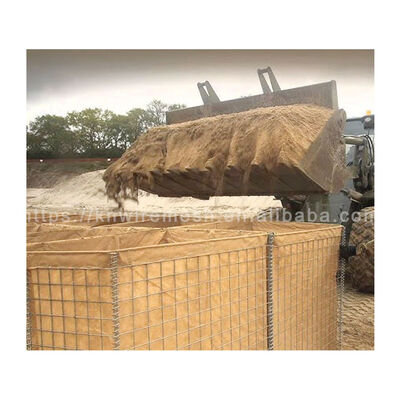 স্ট্যান্ডার্ড মিলিটারি গ্যালভানাইজড কেএন -3 ভাঁজ প্রতিরক্ষামূলক বালি ভরাট বোমা সুরক্ষার জন্য প্রাচীর