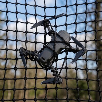 হেভি-ডিউটি ​​পলিথিন (PE) ড্রোন এবং UAV ব্যারিয়ার নেটিং