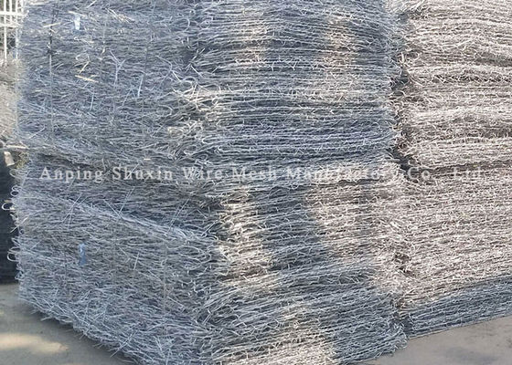 মরিচা প্রতিরোধ গ্যালভানাইজড / পিভিসি পাইপ 2.0 মিমি গ্যাবিয়ন ওয়াল খাঁচা