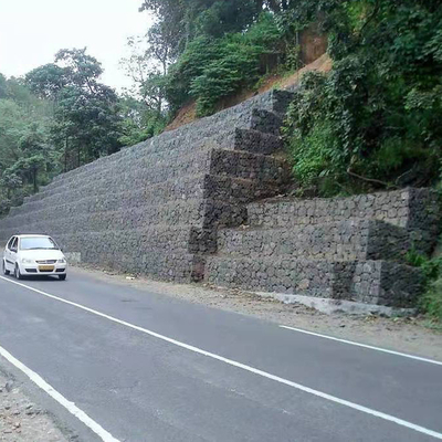 জলরোধী অ্যান্টিরাস্ট গ্যাবিয়ন ওয়াল ঝুড়ি গ্যালভানাইজড 2 * 1 * 1 এম